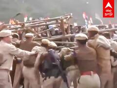 Rahul Gandhi Vs Police : ராகுலை தடுத்த போலீஸ்!களத்தில் குதித்த தொண்டர்கள்! தடியடி நடத்திய காவல்துறை!
