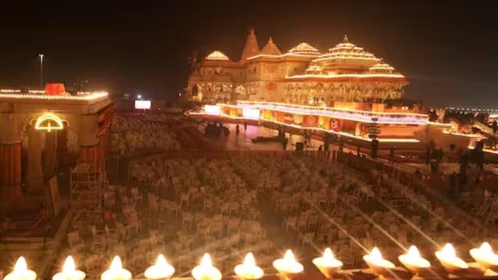 अयोध्या में सोमवार को भव्य राम मंदिर का उद्घाटन और रामलला की प्राण प्रतिष्ठा की गई. अयोध्या में राम मदिर के उद्घाटन और रामलला की प्राण प्रतिष्ठा पर पूरे विश्व की नजरें थीं.