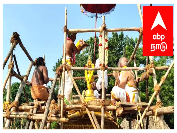 Mayiladuthurai vilanagar varatharaja perumal keezha mariyamman temple Kumbabishegam festival - TNN 14 ஆண்டுக்கு பின் நடந்த விளநகர் கீழ மாரியம்மன் கோயில் கும்பாபிஷேகம்