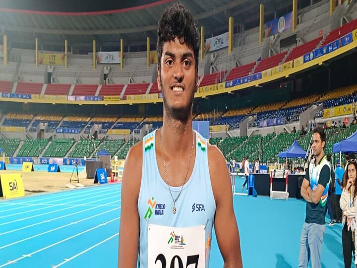 Tamil Nadu Bags another gold in Khelo india youth games 2024 Vishnu secures first place in Hurdling கேலோ இந்தியா போட்டியில் தமிழ்நாட்டுக்கு தங்கம்.. தடை தாண்டும் ஓட்டத்தில் இளைஞர் சாதனை..!