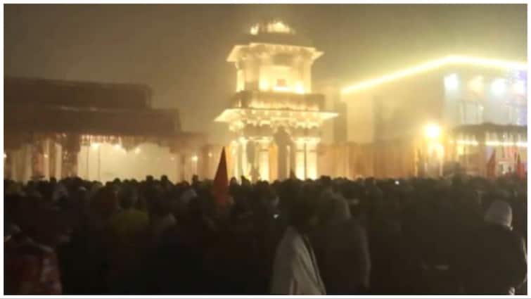 Ayodhya Ram Temple Massive Rush Ram Lalla Darshan Pran Pratishtha Ayodhya Temple Sees Massive Rush Of Devotees Day After Grand 'Pran Pratishtha' Event