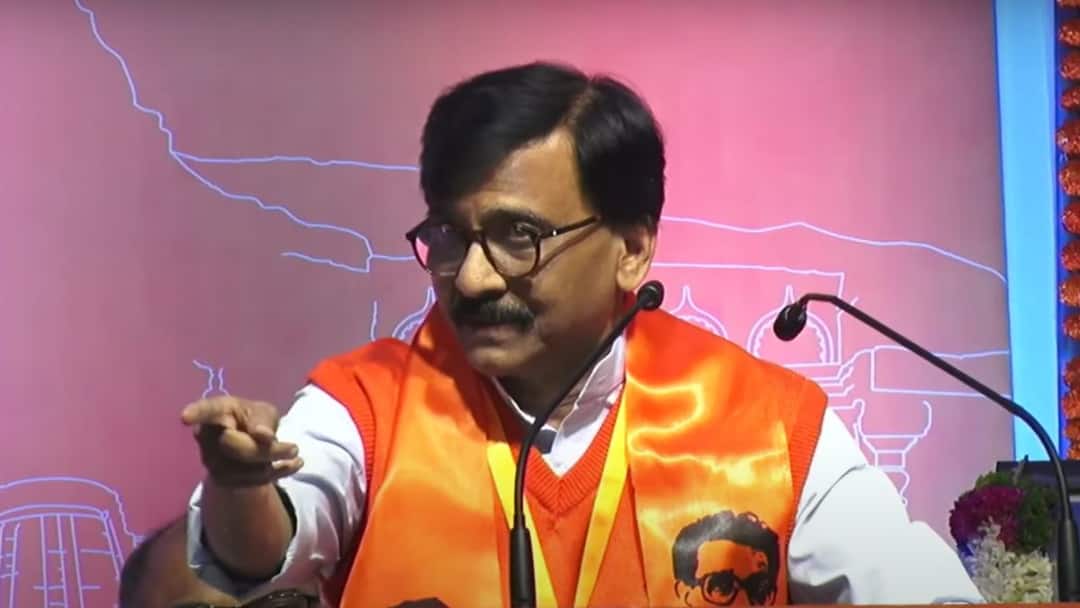 Sanjay Raut criticizes BJP over Ram Mandir inauguration Shiv sena UBT state level convention Nashik Maharashtra Marathi News Sanjay Raut : 