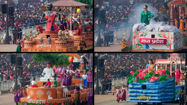 As per the themes of 'Viksit Bharat' and 'Bharat - Loktantra ki Matruka,' this Republic Day Parade at Kartavya Path is set to showcase a significant focus on women. Let's have a look at the tableaus.