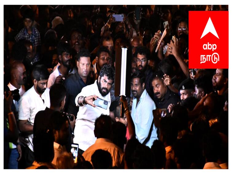 Mayiladuthurai en man en makkal Pilgrimage bjp annamalai - TNN மயிலாடுதுறையில் தலைப்பாகை, பாசி மணி அணிவித்து அண்ணாமலையை வரவேற்ற மக்கள்