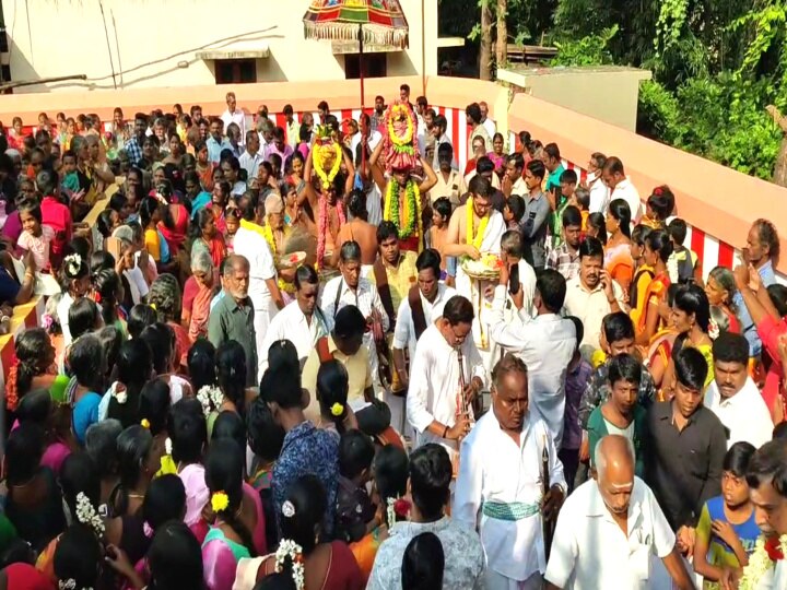 14 ஆண்டுக்கு பின் நடந்த விளநகர் கீழ மாரியம்மன் கோயில் கும்பாபிஷேகம்
