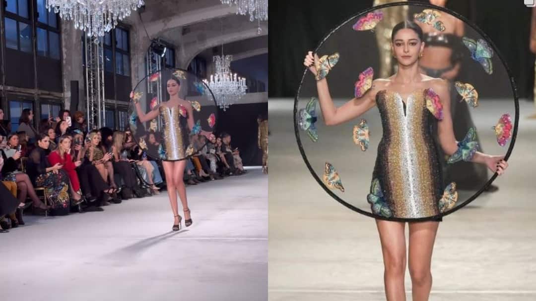 Ananya Panday Makes Debut At Paris Fashion Week 2024, Internet Compares Her To Urfi Javed Ananya Panday Makes Debut At Paris Fashion Week 2024 With Giant Sieve Dress; Internet Compares Her With Uorfi Javed