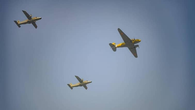 R-Day Parade 2024: IAF Rehearses Historic 'Tangail' Formation With 46 Aircraft — WATCH