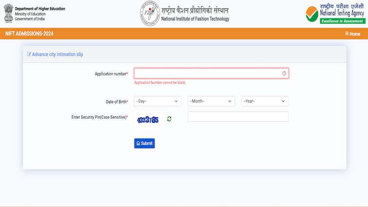NIFT 2024: City Intimation Slip Released On nift.ac.in Exam On February 5 NIFT 2024: City Intimation Slip Released On nift.ac.in - Download Here