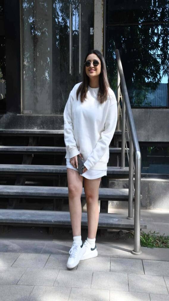 Parineeti Chopra Dons A Cool White Look
