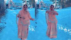 'राम आएंगे' गाने पर US में झूमती दिखी महिला, घाघरा चोली पहने -14 डिग्री में किया डांस