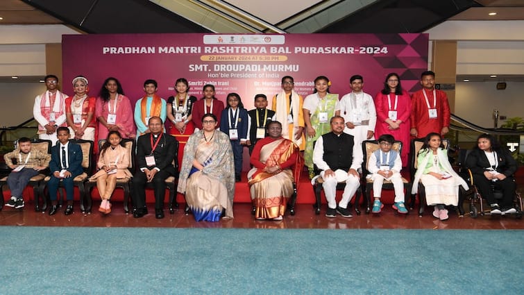 Rashtriya Bal Puraskar Award 2024: PM Modi Meets And Interact With 19 Winners Rashtriya Bal Puraskar Award 2024: PM Modi Meets And Interact With Winners