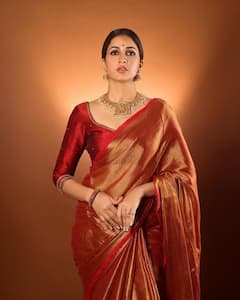 Ram Mandir: સાઉથ એક્ટ્રેસ લાવાણ્યા ત્રિપાઠીએ મનાવ્યો રામ મંદિરના ઉદઘાટનનો જશ્ન, રામ પરિવાર વાળી જ્વેલરી પહેરી શેર કરી તસવીરો....