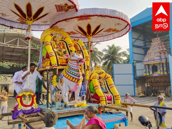 இதனை அடுத்து கொடியேற்றம் நடைபெற்றது. பகல் மற்றும் இரவு வேளையில் சுவாமி புறப்பாடுகள் நடைபெற்று வருகிறது. ஆறாம் நாள் காலை திருக்கல்யாணம் ரிஷப வாகன சேவை மற்றும் ஊஞ்சல் உற்சவம் சிறப்பாக நடைபெற்றது.