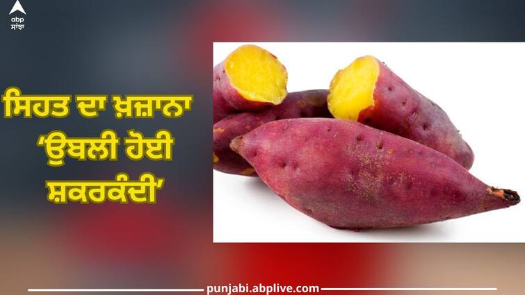 Eat Sweet Potato: Boiled sweet potato is a treasure of health, its consumption will provide these benefits Eat Sweet Potato: ਸਿਹਤ ਦਾ ਖ਼ਜ਼ਾਨਾ 'ਉਬਲੀ ਹੋਈ ਸ਼ਕਰਕੰਦੀ', ਇਸ ਦੇ ਸੇਵਨ ਨਾਲ ਮਿਲਣਗੇ ਇਹ ਫਾਇਦੇ