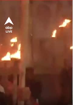 यूथ कांग्रेस के कार्यकर्ताओं ने मशाल रैली निकाली | abpnewsshorts