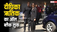 Fighter की स्पेशल स्क्रीनिंग के लिए दिल्ली रवाना हुए ऋतिक रोशन-दीपिका पादुकोण, ऑल ब्लैक लुक में छाए स्टार्स