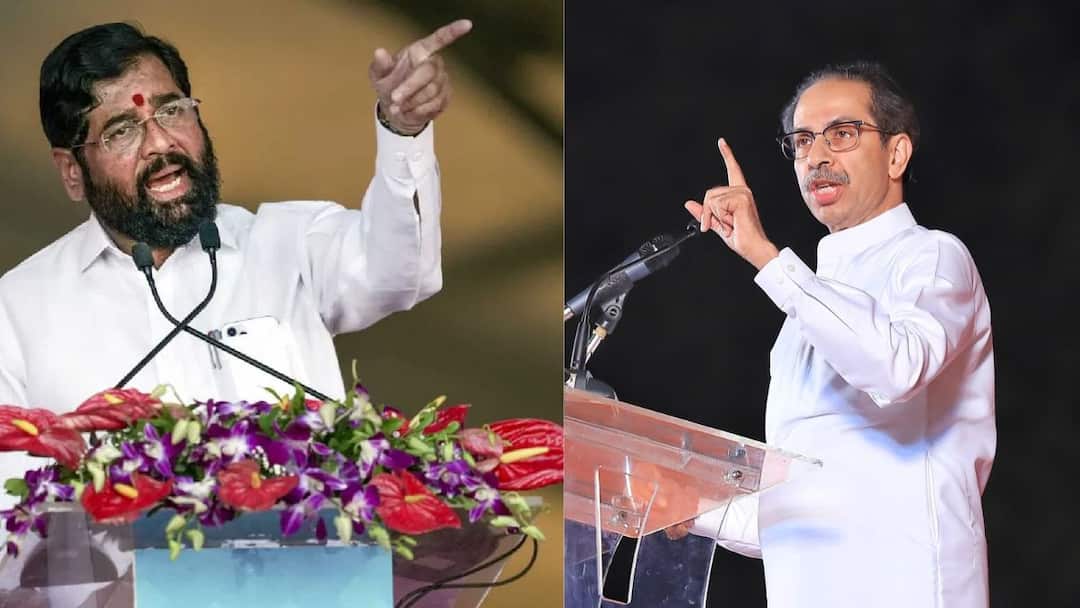 Eknath Shinde attacked on Uddhav Thackeray says Wolf don become tigers even if they wear tiger skins in satara Eknath Shinde on Uddhav thackeray : मोदींवर बोलण्याचा काय अधिकार, सर्वांत मोठा मिंधा कोण? याचा विचार जनतेनं केलाय; एकनाथ शिंदेंचा उद्धव ठाकरेंवर हल्लाबोल