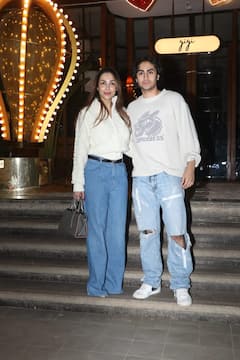 Malaika-Arhaan Pics: बेटे के साथ डिनर डेट पर गईं मलाइका अरोड़ा, अरहान ने मां के साथ दिए पोज