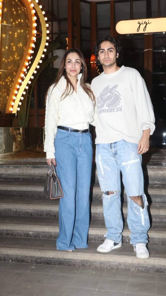 मलायका अरहानसोबत GIGI बाहेर स्पॉट!