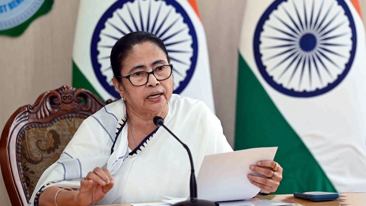 West Bengal CM Mamata Banerjee Injured as Car Halts Suddenly to Avoid Collision Says Officials 'I Survived Due To...': Bengal CM Mamata Banerjee After Sustaining Injury From Road Accident
