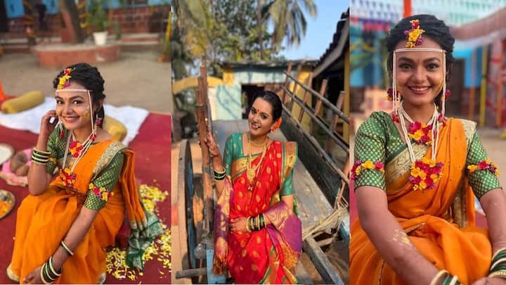 Saara Kahi Tichyasathi:निशीच्या लग्नाला उमा आणि ओवीचा शृंगार पहा ! ‘सारं काही तिच्यासाठी’  (Photo Credit : instagram/dakshata_joil)