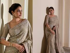 Priyanka Mohan Photos : தங்க சரிகை சேல எங்கும் பளபளக்க.. மனதை கொள்ளை கொள்ளும் பிரியங்கா மோகன்!