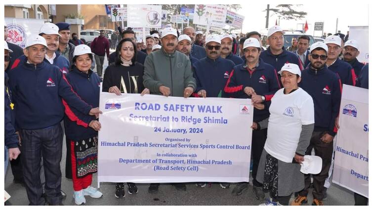 HP News Walk for Road Safety from Secretariat to Ridge Ground Deputy CM Mukesh Agnihotri plan to reduce road accidents ann HP News: सचिवालय से रिज मैदान तक ‘वॉक फॉर रोड सेफ्टी’, जानें डिप्टी CM का सड़क दुर्घटनाएं कम करने का प्लान