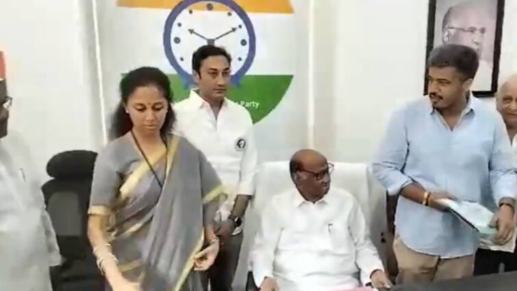 NCP Chief Sharad Pawar Grandnephew Rohit ED Appearance Maharashtra Bank Scam Case Today Sharad Pawar's Grandnephew Rohit Reaches ED Office To Appear In Maharashtra Bank Scam Case Today