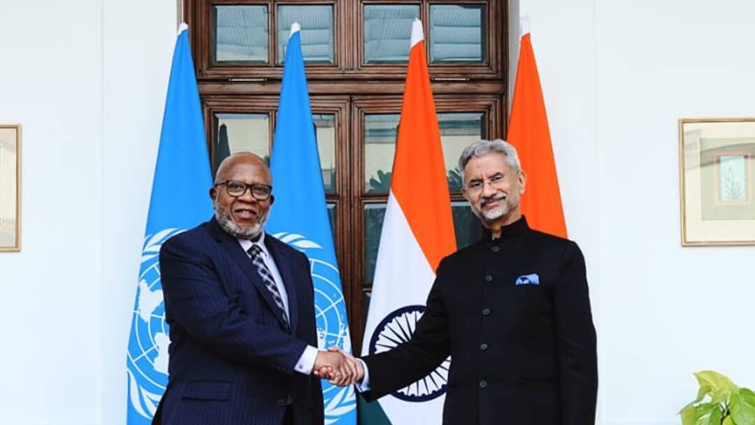 UNSC UNGA President Dennis Francis EAM S Jaishankar UNSC Reform UN Security Council India 'UNSC Doesn't Reflect Contemporary Geopolitical Reality', UNGA Chief Says, Jaishankar Lauds Call For Reform