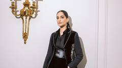 Sonam Kapoor Dazzles In An All-Black Dior Outfit, Check Out All Pics