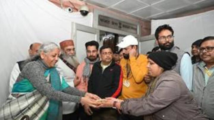 The Budget documents will be available on the Mobile App after the completion of the Budget Speech by Finance Minister Nirmala Sitharaman in Parliament on February, 1, 2024. Photo: PIB