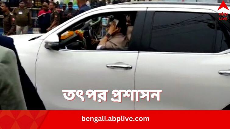 West Bengal DGP Rajeev Kumar speaks to SPs regarding the accident Mamata Banerjee came face to face in Bardhaman Mamata Banerjee: পুলিশের মোবাইল ফোন ব্যবহার নিয়ে বার্তা, মুখ্যমন্ত্রীর কনভয়ে দুর্ঘটনা নিয়ে বৈঠক ডিজি-র