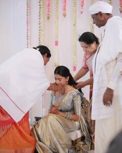 pooja kannan engagement Photos: సాయిపల్లవి సోదరి నిశ్చితార్థం పిక్స్ -  చూడముచ్చటగా కొత్తజంట!