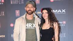 Hrithik Roshan Attends Fighter Celeb Screening With Girlfriend Saba Azad; Check Out Pics