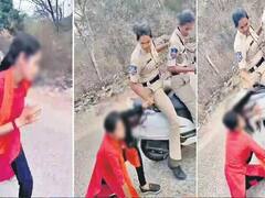 ABVP Student Dragged By Police | యువతిని జుట్టు పట్టి లాగి పడేసిన పోలీసులు | ABP Desam