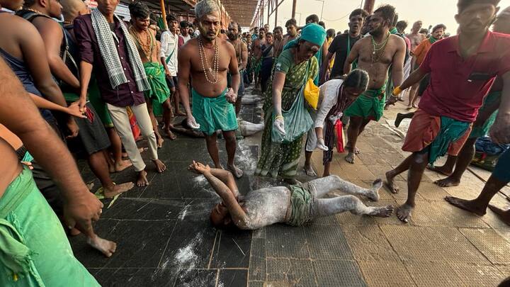 The festival commemorates the triumph of the Hindu deity Murugan over the demon Surapadman, accomplished with a celestial spear gifted by Goddess Parvati  (Credit: ABP Nadu)