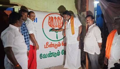 Trichy Modi again want Modi wall advertisement, BJP started election work - TNN “மீண்டும் மோடி வேண்டும் மோடி சுவர் விளம்பரம், தேர்தல் பணியை திருச்சியில் தொடங்கிய பாஜகவினர்