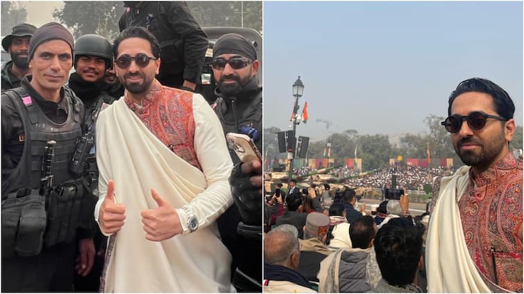 Ayushmann Khurrana watched the live Republic Day parade in Delhi, shared the pictures and wrote – ‘Remembered my childhood days..