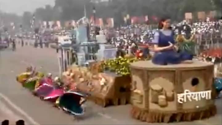 Republic Day 2024 Haryana tableau with Mera Parivar-Meri Pehchan was special on Republic Day | Republic Day 2024: रिपब्लिक डे पर हरियाणा की झांकी में क्या रहा खास? कर्तव्य पथ पर दिखा