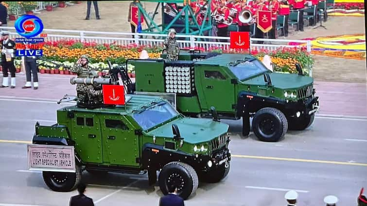 Mahindra Armado Army Car Makes Its Debut At Republic Day Parade