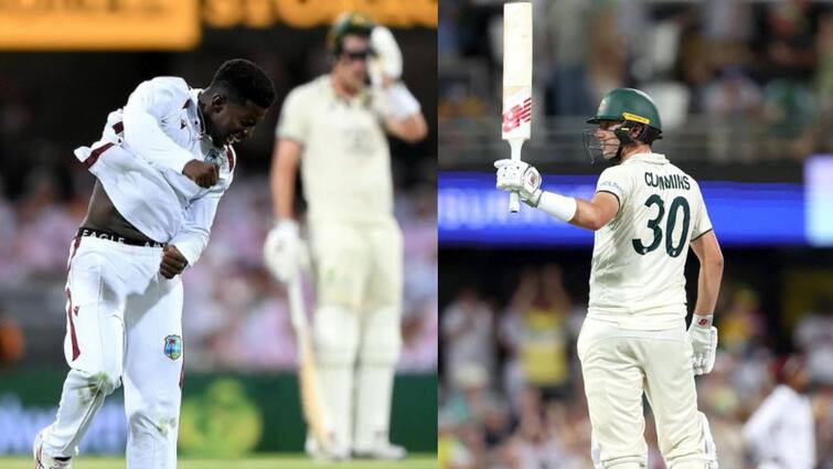 Australia have declared the innings with 22 runs behind West Indies get to know AUS vs WI: ক্যারিবিয়ানদের থেকে ২২ রানে প্রথম ইনিংসে পিছিয়ে থেকেই ইনিংস ডিক্লেয়ার কামিন্সের অস্ট্রেলিয়ার