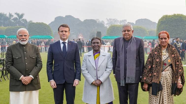 Republic Day 2024: Prez Murmu Hosts French Counterpart Macron At Rashtrapati Bhavan, PM Modi, Dignitaries Attend