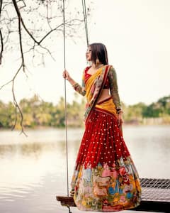 Sreeleela Latest Instagram: హాఫ్ శారీలో వయ్యారాలు పోతున్న శ్రీలీల - లేటెస్ట్‌ ఫొటోలు వైరల్