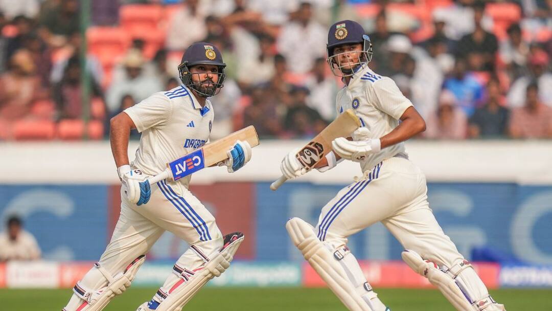 IND vs ENG : अश्विन-जाडेजानं रोखलं, नंतर यशस्वी 'बॅझबॉल' खेळला, इंग्लंड फेल, पहिल्या दिवशी भारताचं वर्चस्व IND vs ENG ind vs eng 1st test first day highlights Jaiswal leads India to 119/1 at stumps IND vs ENG : अश्विन-जाडेजानं रोखलं, नंतर यशस्वी 'बॅझबॉल' खेळला, इंग्लंड फेल, पहिल्या दिवशी भारताचं वर्चस्व