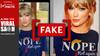 Fact Check: Viral Images Of Taylor Swift Wearing Anti-Trump T-Shirt Are From 2019 Event And Digitally Altered