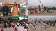 In Pics: भरतपुर में मंत्री जवाहर सिंह बेढम ने फहराया तिरंगा, तस्वीरों में देखें स्कूली बच्चों के कार्यक्रम की झलकियां