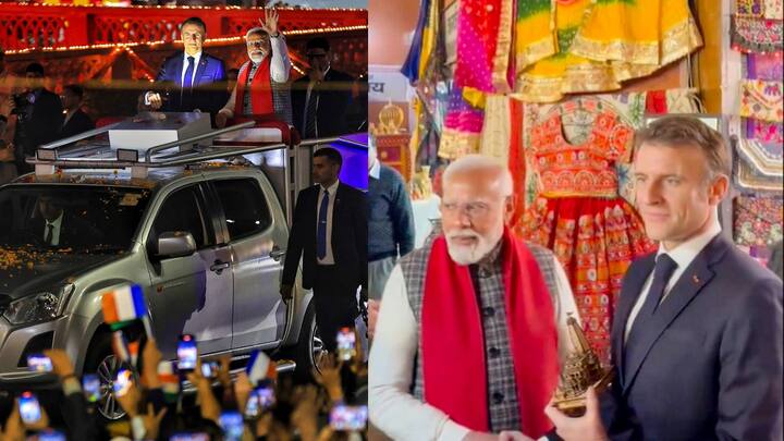 এরপর তাঁরা ঘুরে দেখেন যন্তর-মন্তর। পিঙ্ক সিটি বা গোলাপি শহরে তাঁদের এই সফরের বেশ কয়েকটি ছবি সোশ্যাল মিডিয়ায় ভাগ করে নিয়েছেন প্রধানমন্ত্রী।