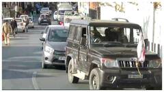 शिमला में सेब उत्पादक संघ ने निकाली 60 किलोमीटर लंबी कार रैली, केंद्र सरकार के खिलाफ की नारेबाजी