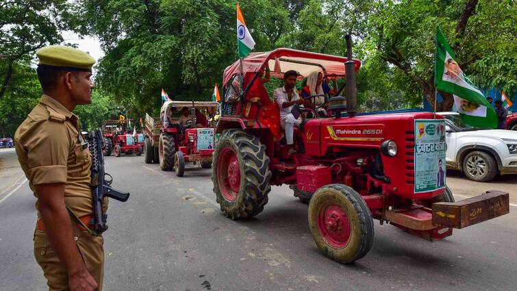 Punjab Farmers Take Out Tractor Rallies Over MSP Demand, Threaten Bharat Bandh On Feb 16