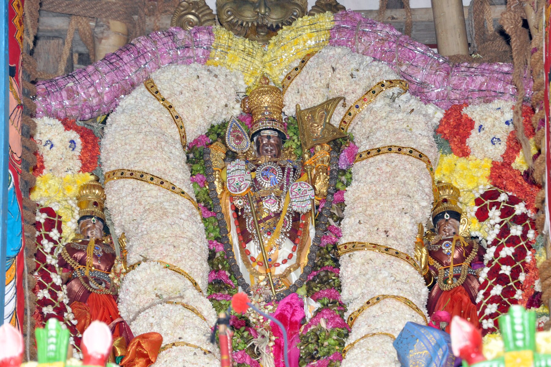 பெண்கள் மட்டுமே வடம் பிடித்த முருகன் கோயில் தேரோட்டம்  - ஆயிரக்கணக்கான பக்தர்கள் சாமி தரிசனம்